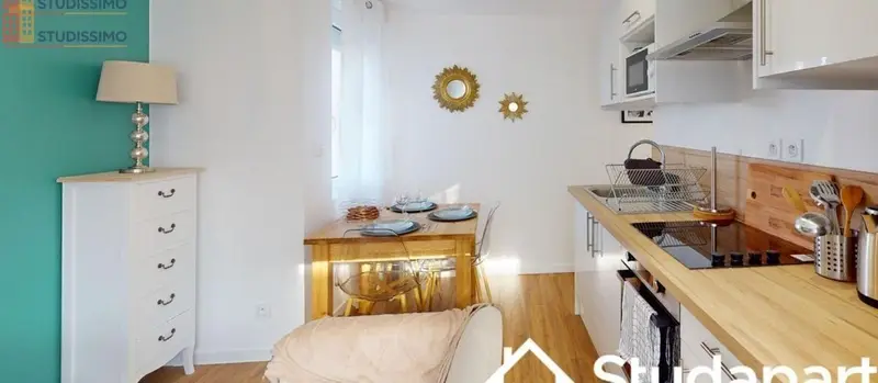 Studio meublé 11m² Rouen 76100 - Meublé, DPE A - Photo 3