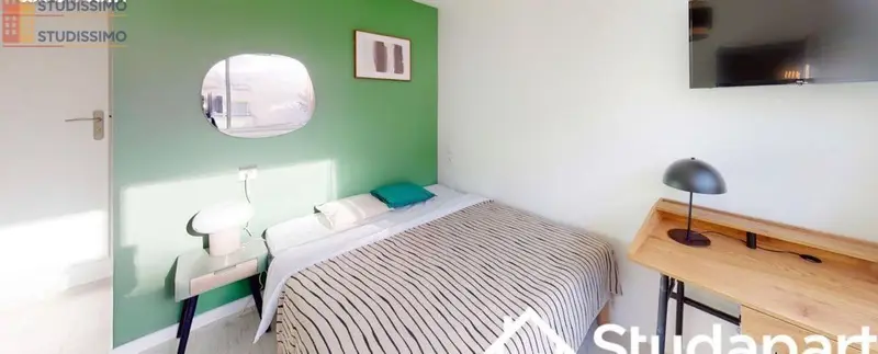 Studio meublé 11m² Rouen 76100 - Meublé, DPE A - Photo 1