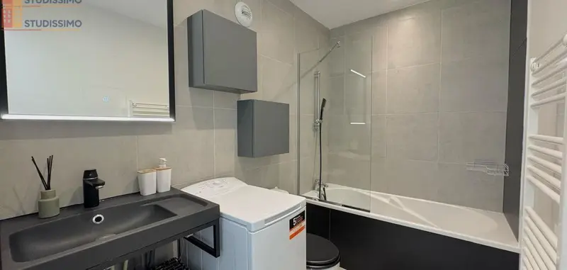 Studio meublé 26m² Lyon 9e - Grande terrasse, lumineux - Photo 1