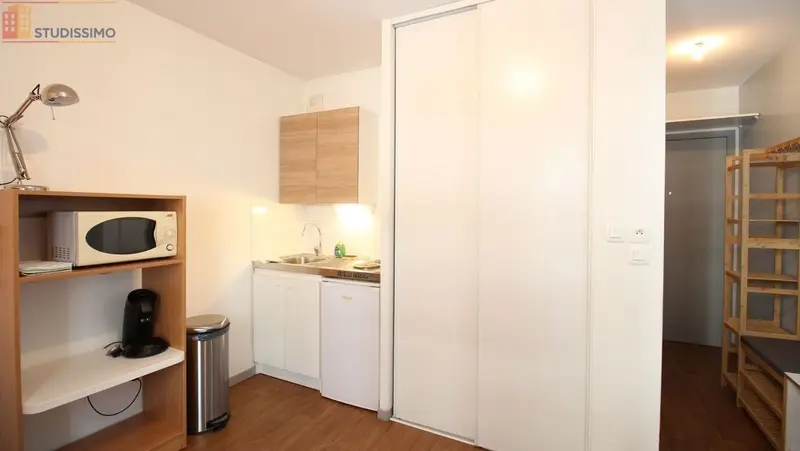 Studio meublé 18m² Villeurbanne Montchat - Meublé, lumineux - Photo 3