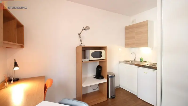Studio meublé 18m² Villeurbanne Montchat - Meublé, lumineux - Photo 2
