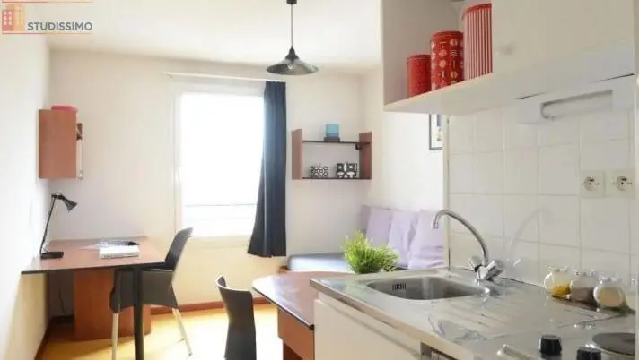 Studio meublé 17m² Villeurbanne - Étage élevé, lumineux - Photo 7