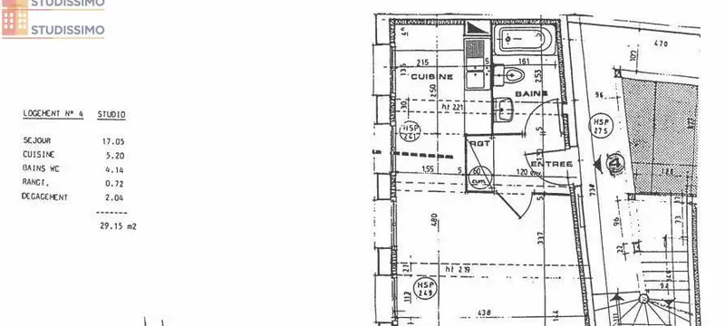 Studio meublé 29m² Rouen 76000 - Avec parking - Photo 2