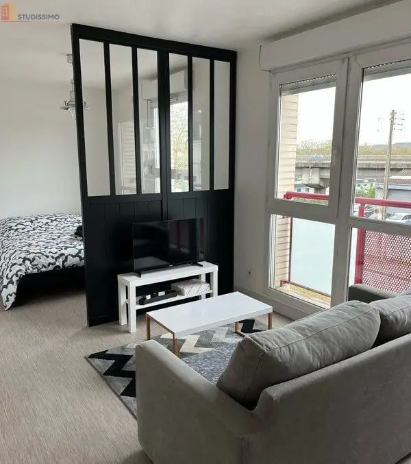 Studio meublé 30m² Rouen 76000 - Meublé, place de stationnement - Photo 2