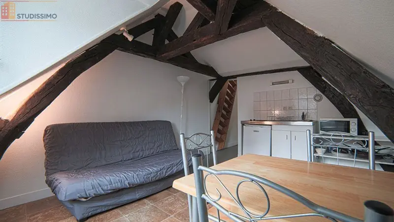 Studio 17m² Rouen 76000 - Meublé, dernier étage - Photo 6