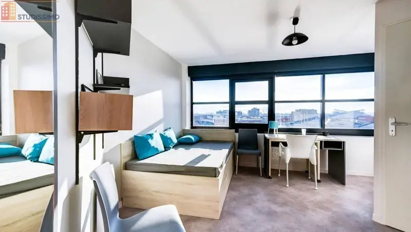 Studio meublé 17m² Rouen 76000 - Meublé, pratique - Photo 3