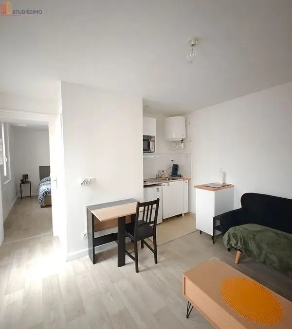 Studio meublé 28m² Rouen 76100 - Équipé, charges incluses - Photo 4