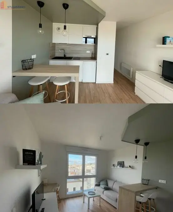 Studio 23m² Le Havre 76600 - Meublé, vue panoramique - Photo 3