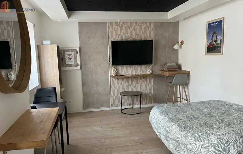 Studio meublé 21m² Le Havre 76600 - Proche université, meublé - Photo 1
