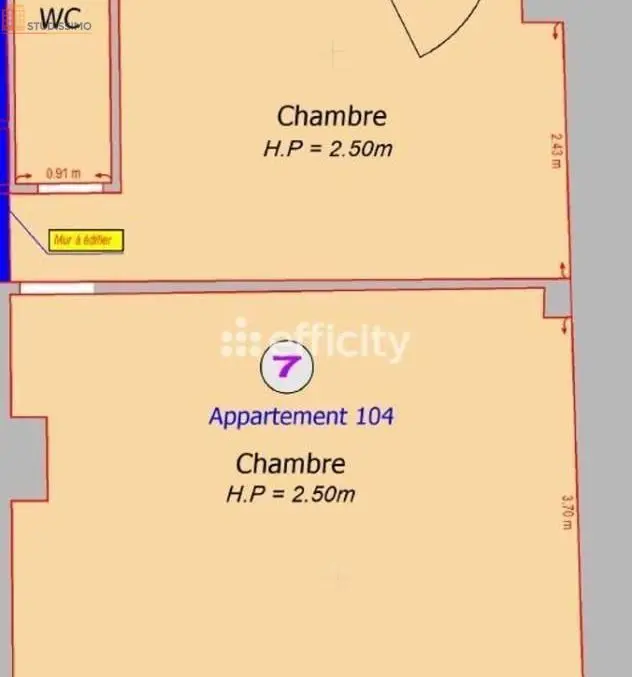 Studio 36m² Cherbourg-en-Cotentin 50100 - Photo 1