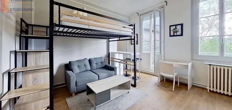 Studio meublé 25m² Rouen 76000 - Meublé, DPE D - Photo 18
