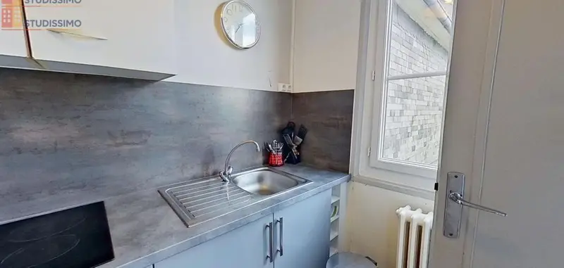Studio meublé 25m² Rouen 76000 - Meublé, DPE D - Photo 4