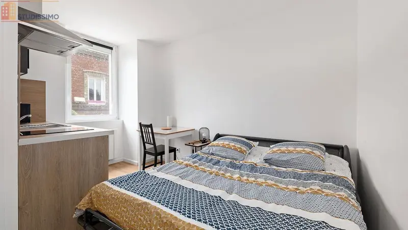 Studio meublé 16m² Rouen 76100 - Proche métro, au pied des commerces - Photo 3