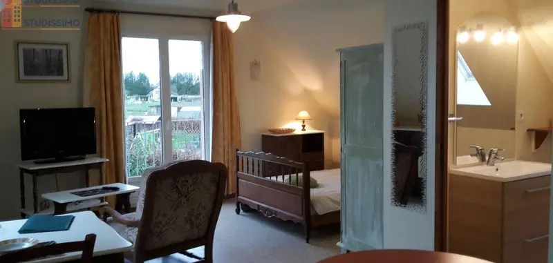 Studio meublé 30m² Saint-Jean-de-Folleville - Campagne, 1er étage - Photo 2