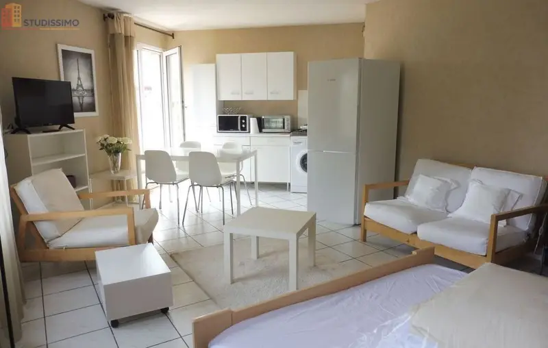 Studio meublé 36m² Rouen 76000 - Parking, proche préfecture - Photo 3