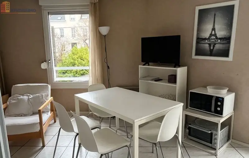 Studio meublé 36m² Rouen 76000 - Parking, proche préfecture - Photo 2