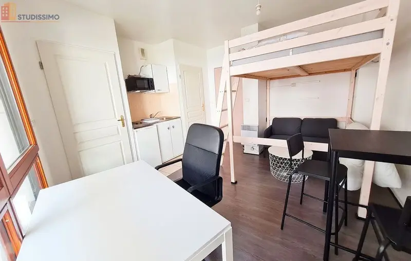 Studio 20m² Rouen centre - Meublé, très bon état - Photo 3