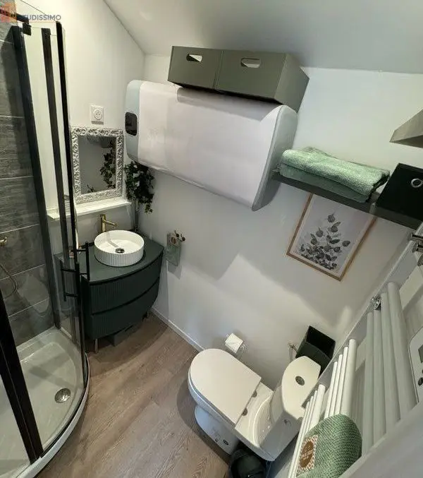 Studio meublé 27m² Rouen centre - Refait neuf, dernier étage - Photo 2
