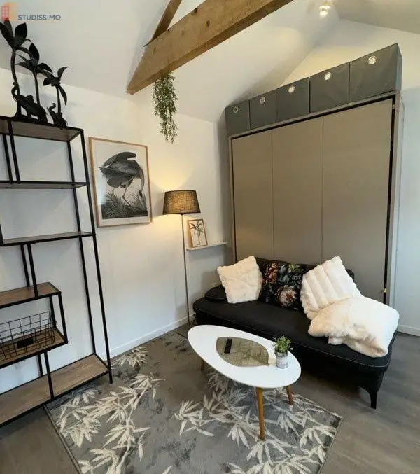 Studio meublé 27m² Rouen centre - Refait neuf, dernier étage - Photo 1