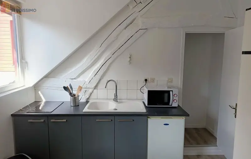 Studio meublé 20m² Rouen 76000 - Charmant, calme - Photo 2