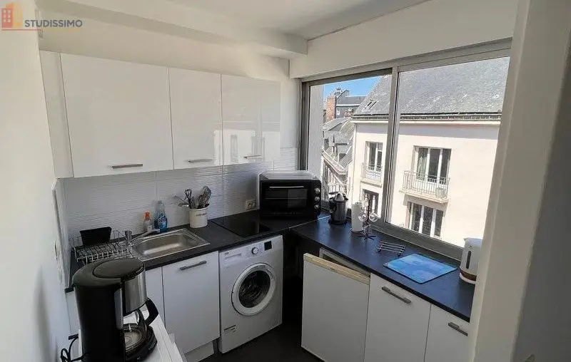 Studio meublé 38m² Rouen hypercentre - Grand, lumineux - Photo 2