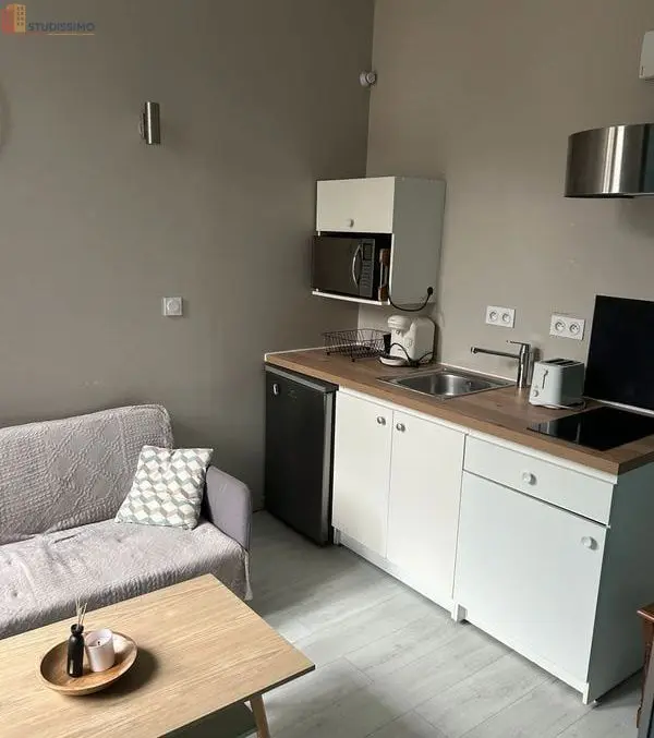 Studio meublé 21m² Rouen centre - Meublé, DPE D - Photo 5
