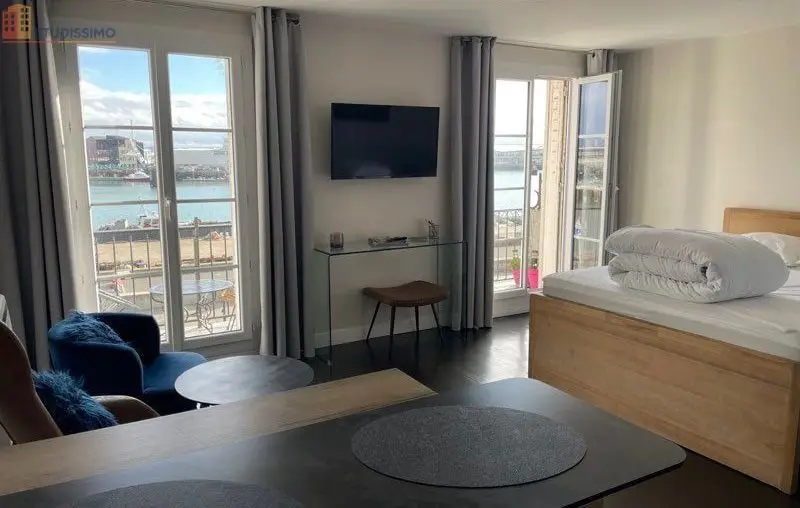 Studio 31m² Le Havre 76600 - Meublé, vue mer sud - Photo 4