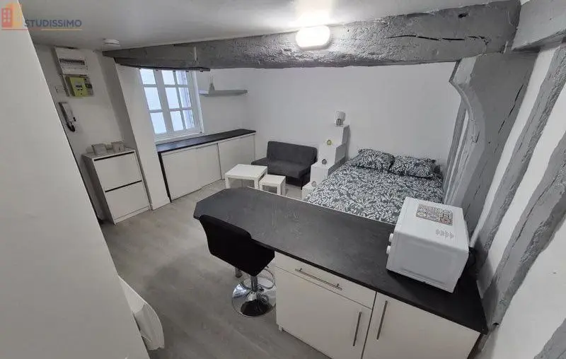 Studio meublé 20m² Rouen 76000 - Meublé, DPE D - Photo 4
