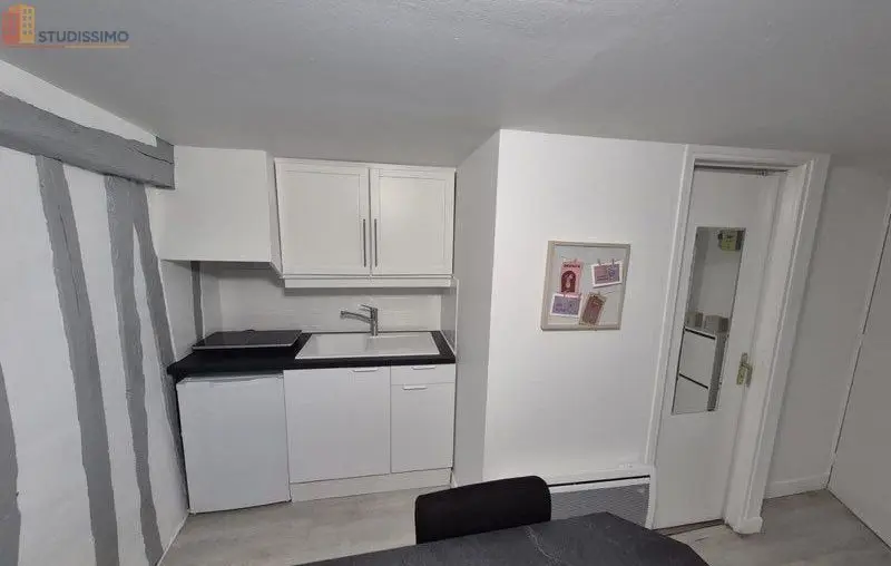 Studio meublé 20m² Rouen 76000 - Meublé, DPE D - Photo 2