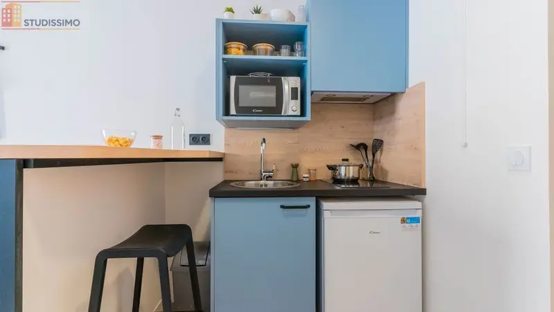 Studio meublé 18m² Rouen 76100 - Résidence étudiante, sécurisée - Photo 5