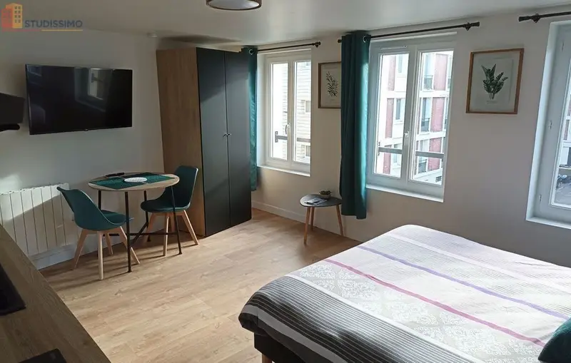 Studio meublé 21m² Le Havre centre - Lumineux, 3e étage - Photo 3