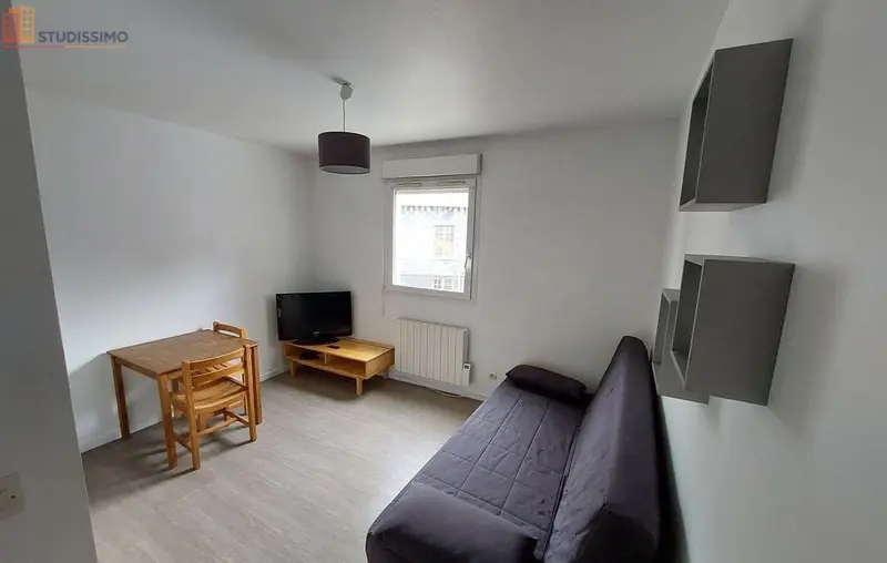Studio meublé 19m² Rouen centre - Calme, lumineux - Photo 3