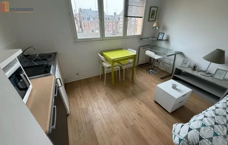 Studio meublé 16m² Rouen Saint-Sever - Proche transports, centre-ville - Photo 2