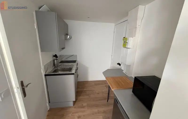 Studio meublé 14m² Rouen - Proche CHU, 5e étage - Photo 5