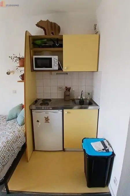 Studio meublé 24m² Rouen 76000 - Proche fac, dernier étage - Photo 2