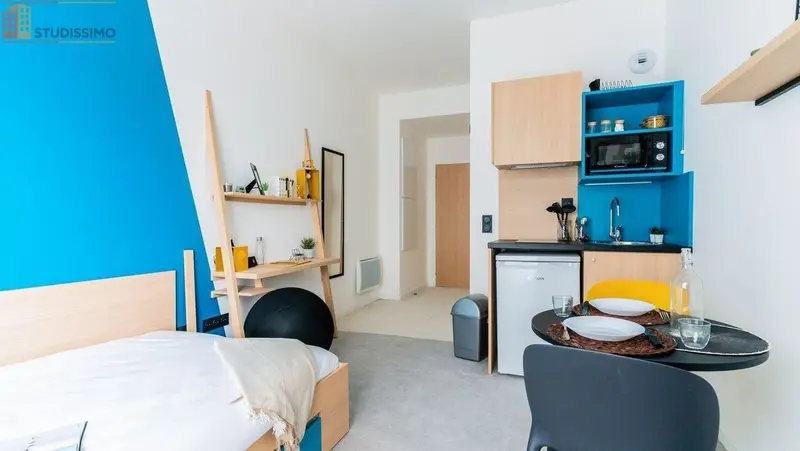 Studio 23m² Le Havre 76600 - Meublé, résidence étudiante - Photo 2