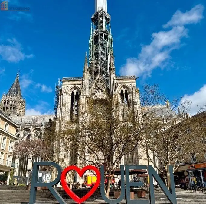 Studio 18m² Rouen centre - Proche cathédrale, calme - Photo 1