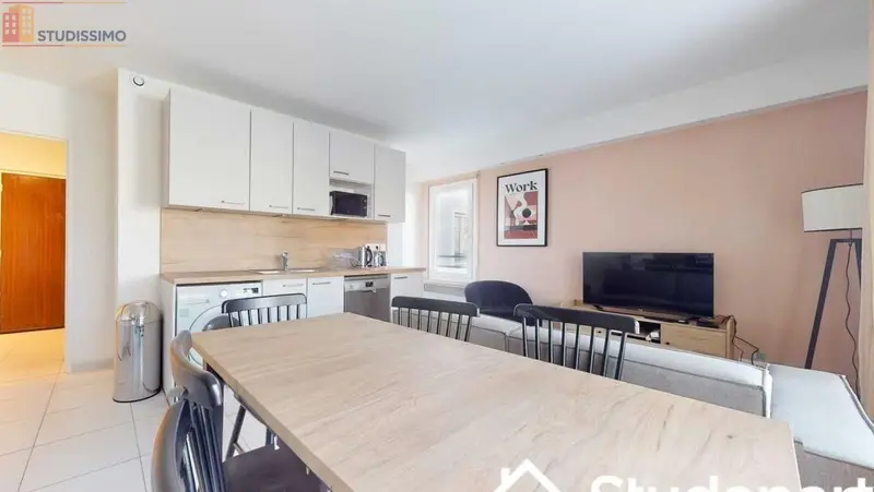 Studio meublé 10m² Champs-sur-Marne - Meublé, DPE A - Photo 6