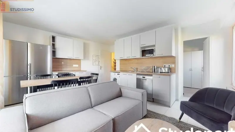 Studio meublé 10m² Champs-sur-Marne - Meublé, DPE A - Photo 5