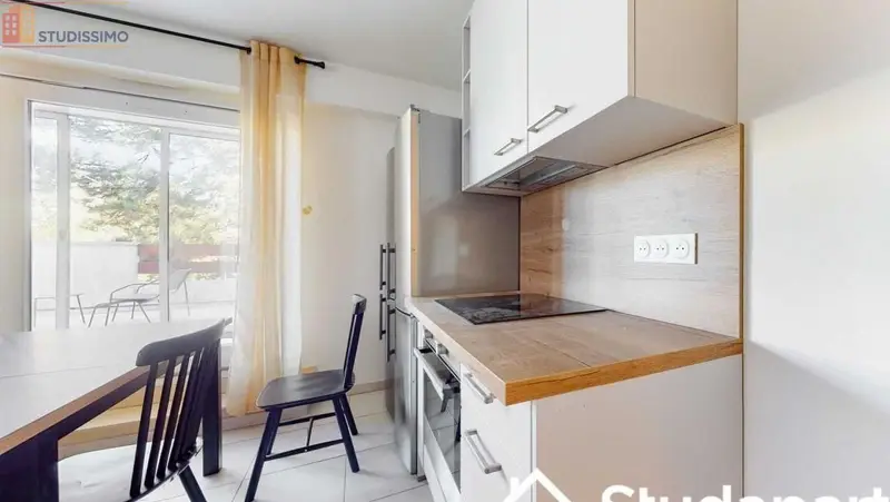 Studio meublé 10m² Champs-sur-Marne - Meublé, DPE A - Photo 2