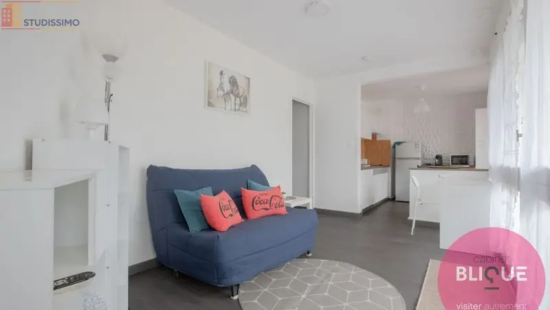 Studio 29m² Vandoeuvre-lès-Nancy - 2e étage, DPE D - Photo 11