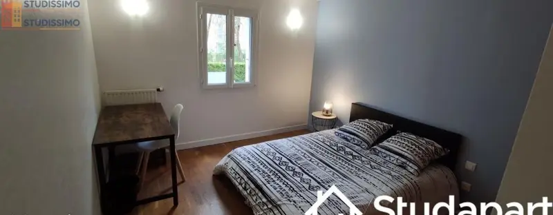 Studio meublé 10m² Champs-sur-Marne - Meublé, DPE D - Photo 1