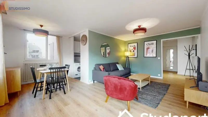 Studio meublé 10m² Champs-sur-Marne - Meublé, DPE A - Photo 6