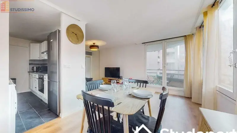 Studio meublé 10m² Champs-sur-Marne - Meublé, DPE A - Photo 1