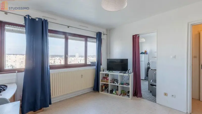 Studio 22m² Vandoeuvre-lès-Nancy - Étage élevé, vue dégagée - Photo 11
