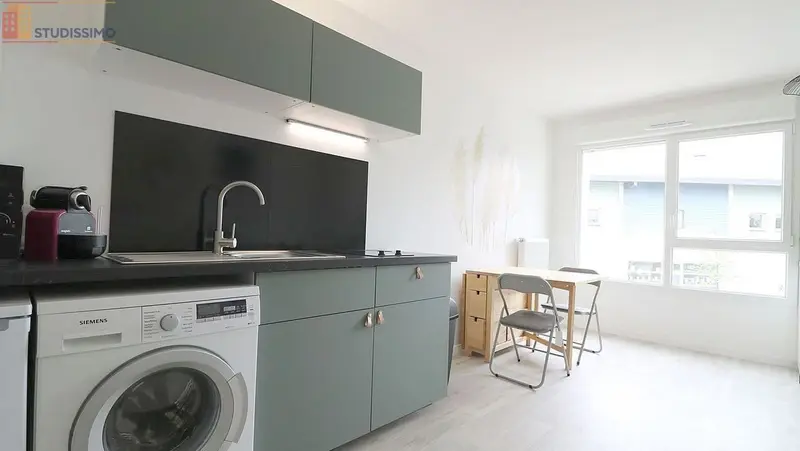 Studio meublé 24m² Les Mureaux - Meublé, DPE C - Photo 3