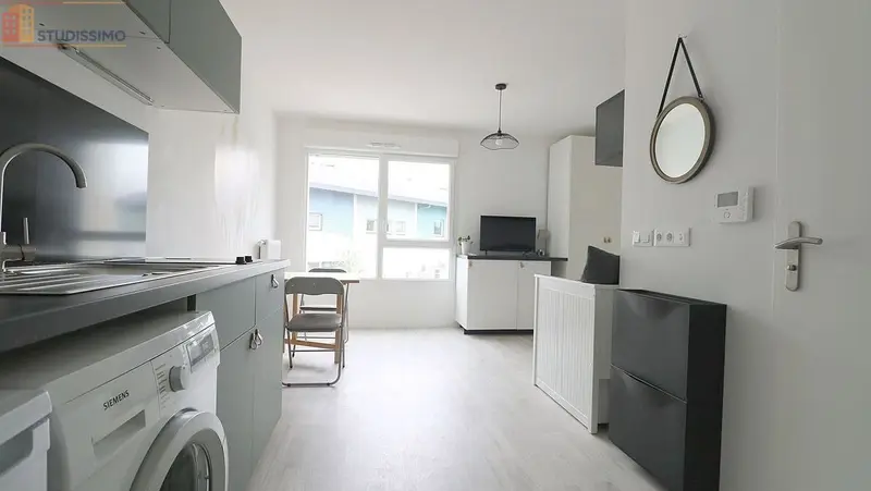 Studio meublé 24m² Les Mureaux - Meublé, DPE C - Photo 1
