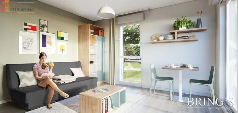 Studio 19m² Vandoeuvre-lès-Nancy - Aucun caractère mentionné - Photo 4