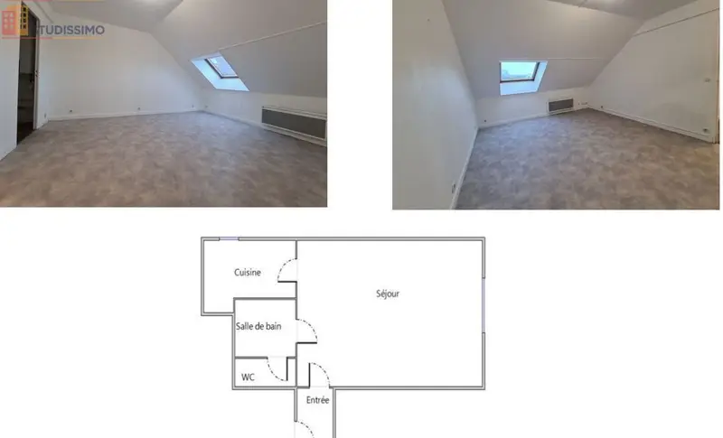 Studio 28m² Trappes - Lumineux, parking - Photo 5
