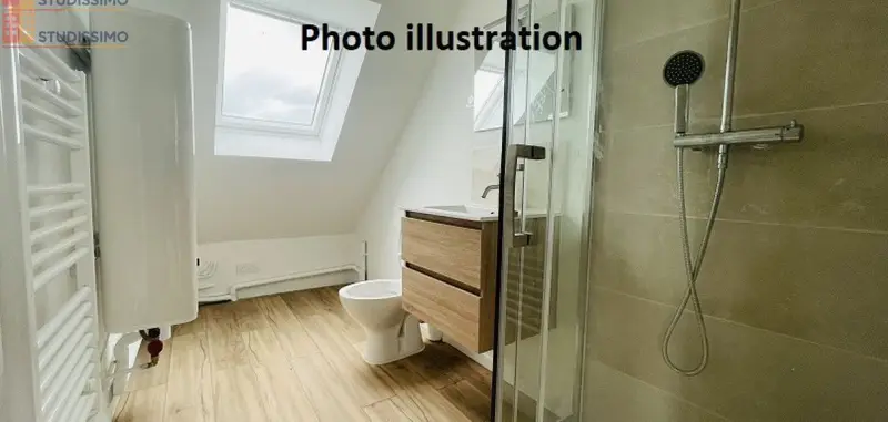 Studio 19m² Caudan - 2e étage, DPE E - Photo 1
